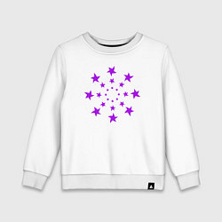 Детский свитшот Звезды кругом