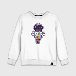 Детский свитшот Космический бабл-чай