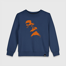 Свитшот хлопковый детский Russell Westbrook, цвет: тёмно-синий