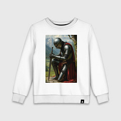 Детский свитшот Молитва рыцаря