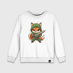 Детский свитшот Лисёнок с мечом