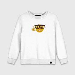 Детский свитшот Смайл-ботан