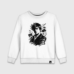 Детский свитшот Есенин вихрь ветра