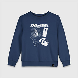 Свитшот хлопковый детский The Cure group, цвет: тёмно-синий
