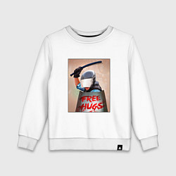 Детский свитшот Free hugs омон