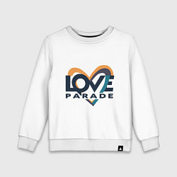 Детский свитшот Логотип Love Parade
