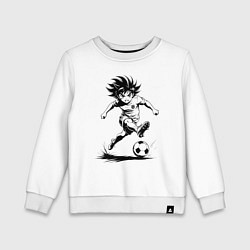 Детский свитшот Футбольная атака аниме