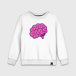 Детский свитшот Pinky brain