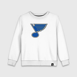 Свитшот хлопковый детский St Louis Blues, цвет: белый