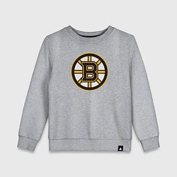 Свитшот хлопковый детский Boston Bruins, цвет: меланж