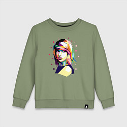 Детский свитшот Taylor Swift Art