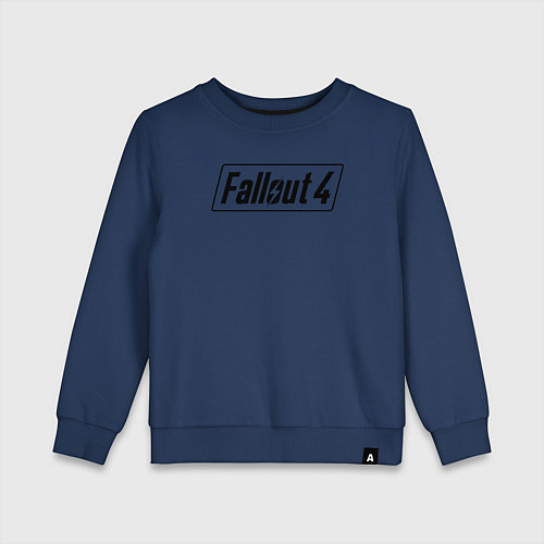 Детский свитшот Fallout 4 / Тёмно-синий – фото 1