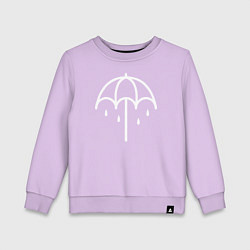 Свитшот хлопковый детский BMTH Symbol, цвет: лаванда