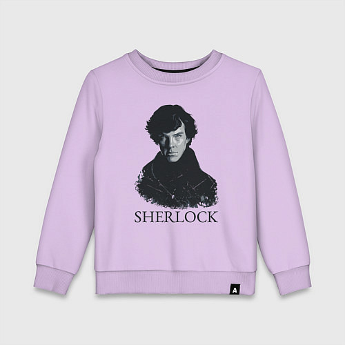 Детский свитшот Sherlock Art / Лаванда – фото 1