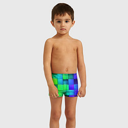 Плавки для мальчика Color geometrics pattern Vanguard, цвет: 3D-принт — фото 2