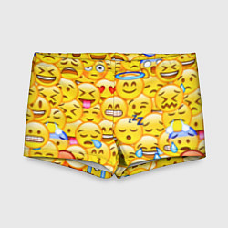 Плавки для мальчика Emoji, цвет: 3D-принт