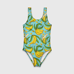 Купальник для девочки Banana pattern Summer Fashion 2022, цвет: 3D-принт