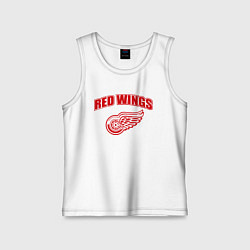 Майка детская хлопок Detroit Red Wings, цвет: белый