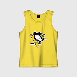 Майка детская хлопок Pittsburgh Penguins, цвет: желтый