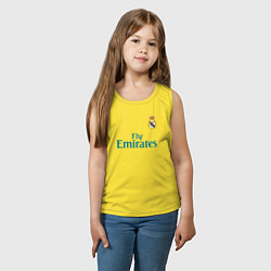 Майка детская хлопок Real Madrid: Ronaldo 07, цвет: желтый — фото 2