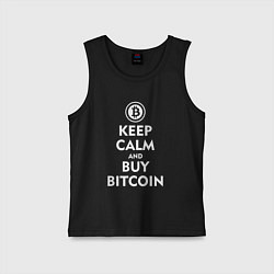 Детская майка Keep Calm & Buy Bitcoin