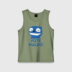 Детская майка Vote Waldo