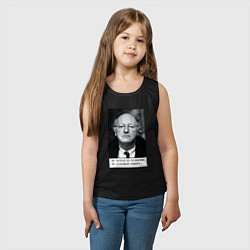 Майка детская хлопок Иосиф Бродский, цвет: черный — фото 2
