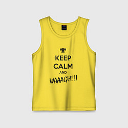 Детская майка Keep Calm & WAAAGH