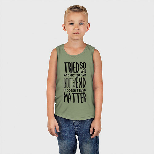 Детская майка Linkin Park: Tried so Hard / Авокадо – фото 5