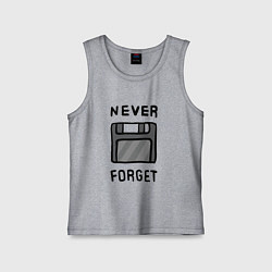 Детская майка Never Forget
