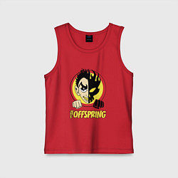 Майка детская хлопок The Offspring Boy, цвет: красный