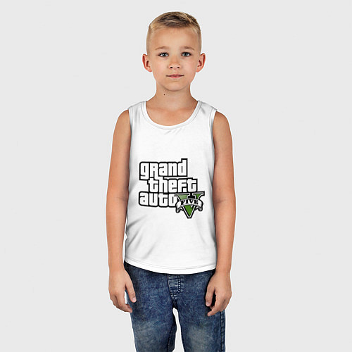 Детская майка GTA Five / Белый – фото 5