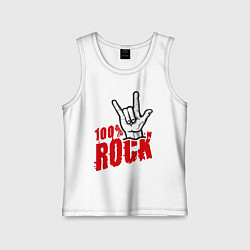 Детская майка 100% Rock