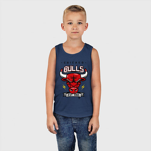 Детская майка Chicago Bulls est. 1966 / Тёмно-синий – фото 5