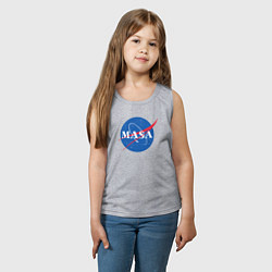 Майка детская хлопок NASA: Masa, цвет: меланж — фото 2