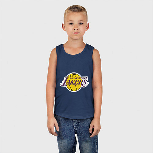 Детская майка LA Lakers / Тёмно-синий – фото 5