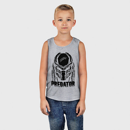 Детская майка Predator Mask / Меланж – фото 5