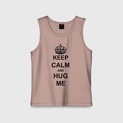 Детская майка Keep Calm & Hug Mе