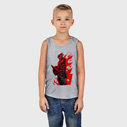 Майка детская хлопок Убийца гоблинов, цвет: меланж — фото 2