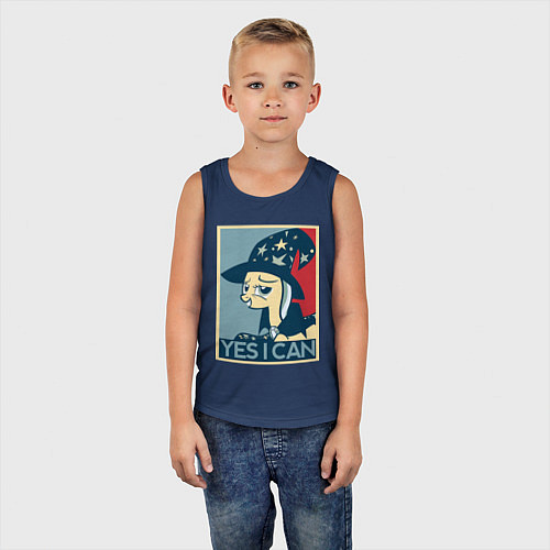 Детская майка MLP: Yes I Can / Тёмно-синий – фото 5