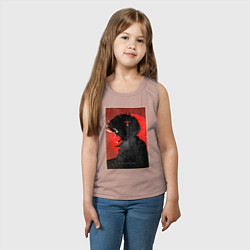 Майка детская хлопок Ковбой Бибоп, цвет: пыльно-розовый — фото 2