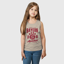 Майка детская хлопок Bayern Munchen 1900, цвет: миндальный — фото 2