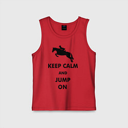 Детская майка Keep Calm & Jump On