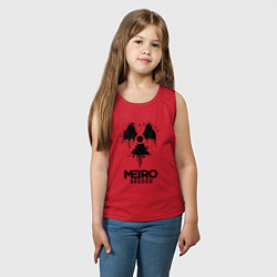 Майка детская хлопок METRO EXODUS, цвет: красный — фото 2