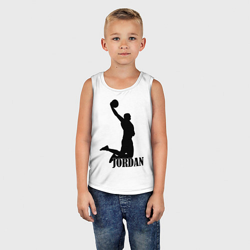 Детская майка Jordan Basketball / Белый – фото 5