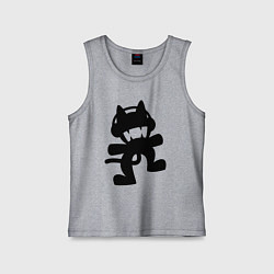 Майка детская хлопок MONSTERCAT, цвет: меланж