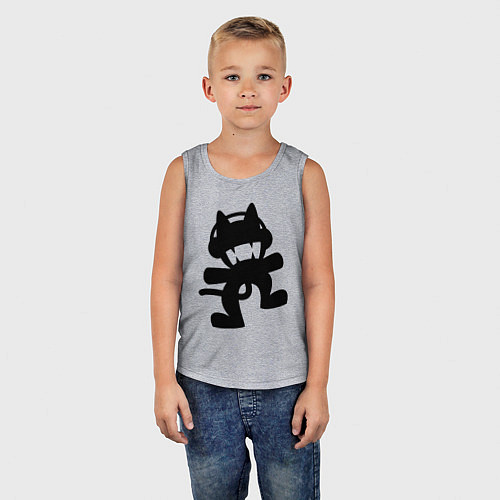 Детская майка MONSTERCAT / Меланж – фото 5