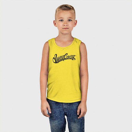 Детская майка West Coast Customs / Желтый – фото 5