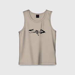 Майка детская хлопок Staind, цвет: миндальный