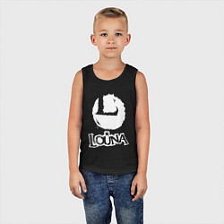 Майка детская хлопок Louna, цвет: черный — фото 2